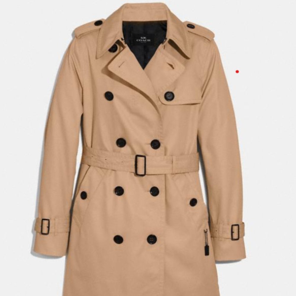 Coach Classic Khaki Trench Coat